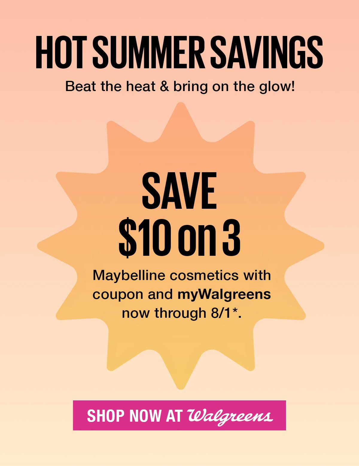 Hot Summer Savings