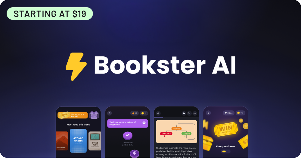 Shop Bookster (starting at $19)