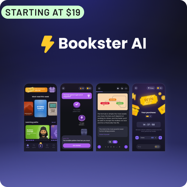 Shop Bookster (starting at $19)