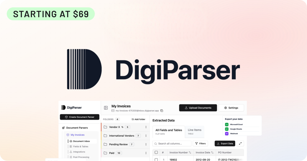 Shop DigiParser (starting at $69)