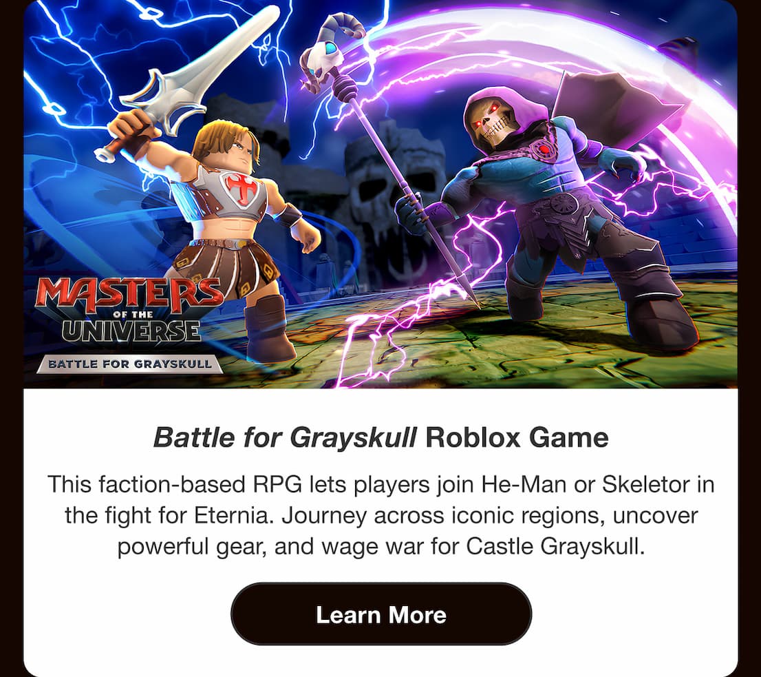Battle for Grayskull Roblox Game