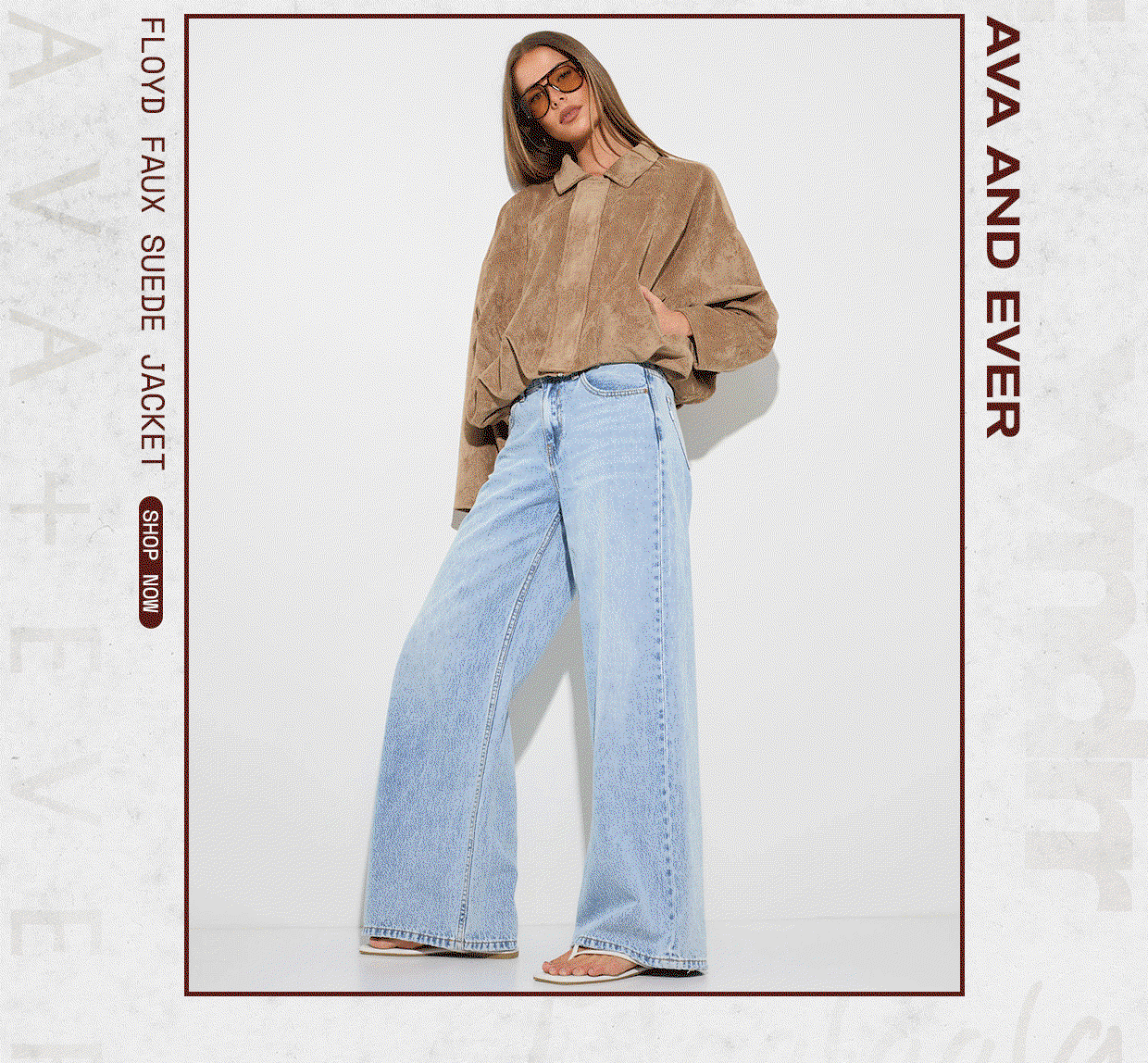 Ava & Ever Floyd Faux Suede Jacket