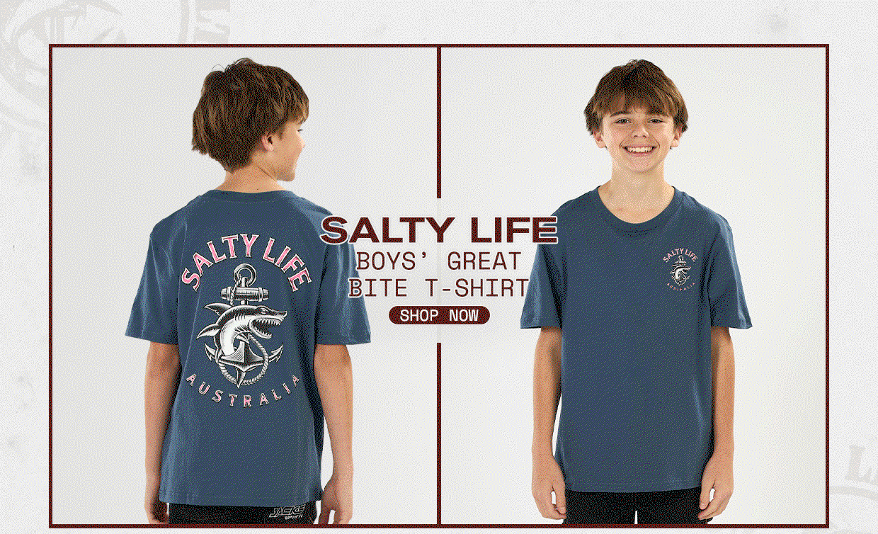 Salty Life Boys' Great Bite T-Shirt