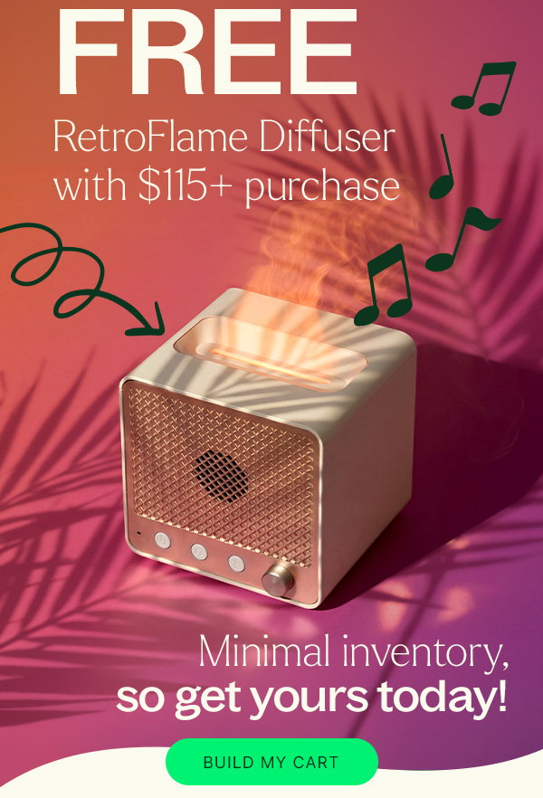 FREE RetroFlame Diffuser with Purchase