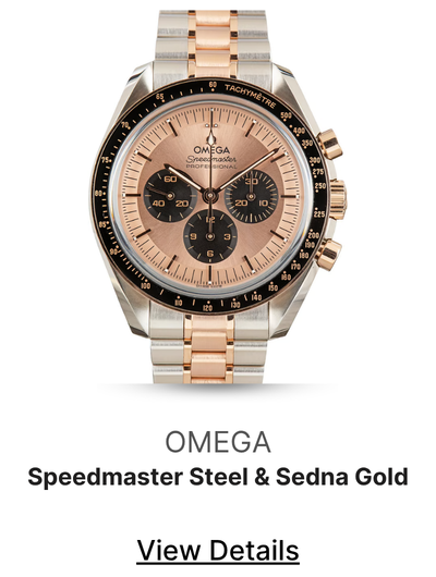 Pre-Owned Omega Speedmaster Moonwatch Professional Steel & Sedna Gold