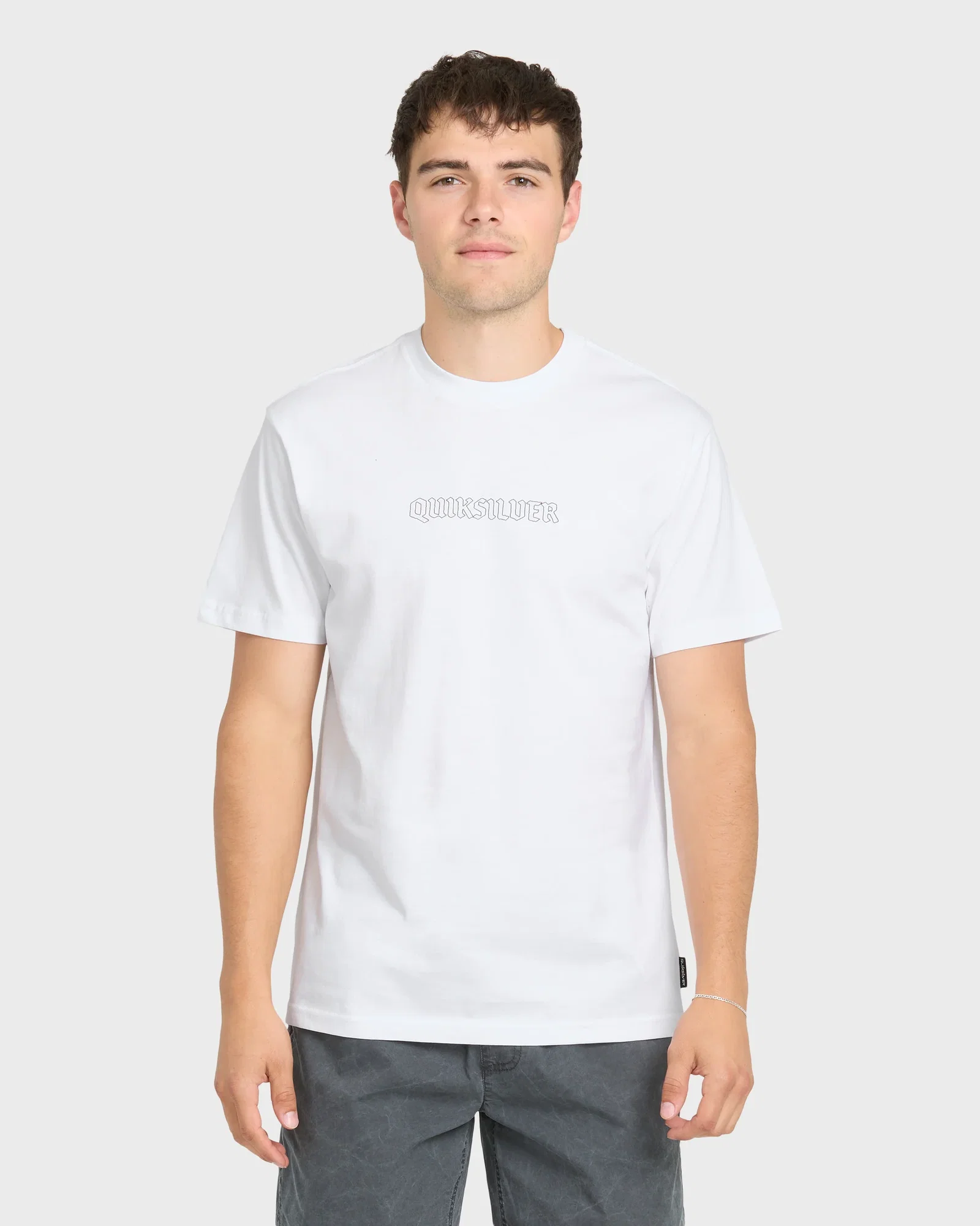 Image of Serpents Short Sleeve Knit T-Shirt - White