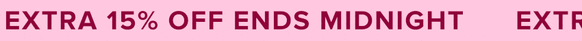 Huge Summer Sale - Up to 50% off selected styles plus an extra 15% off everything