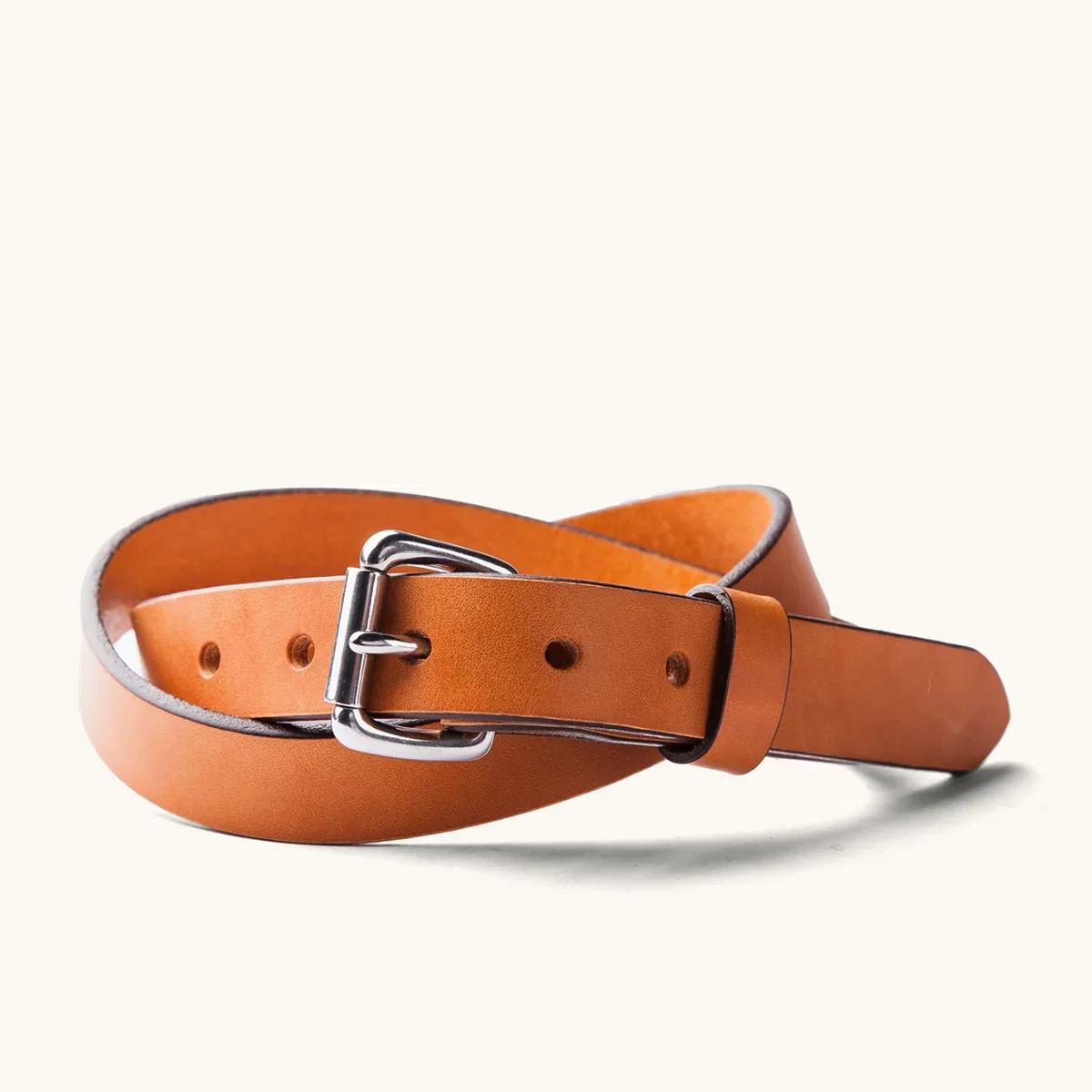 Image of Skinny Standard Belt - Saddle Tan