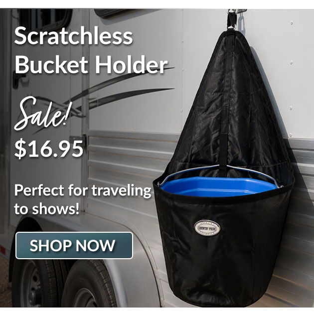 Scratcheless water bucket holder