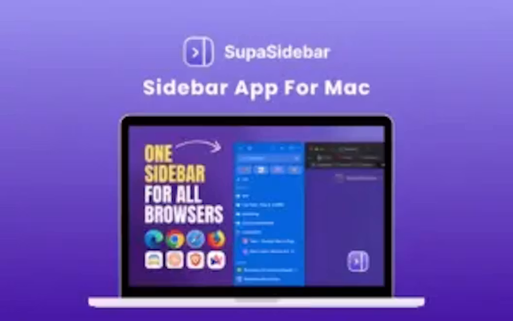 Organize Tabs, Bookmarks & Browsers in One Sidebar with Supasidebar