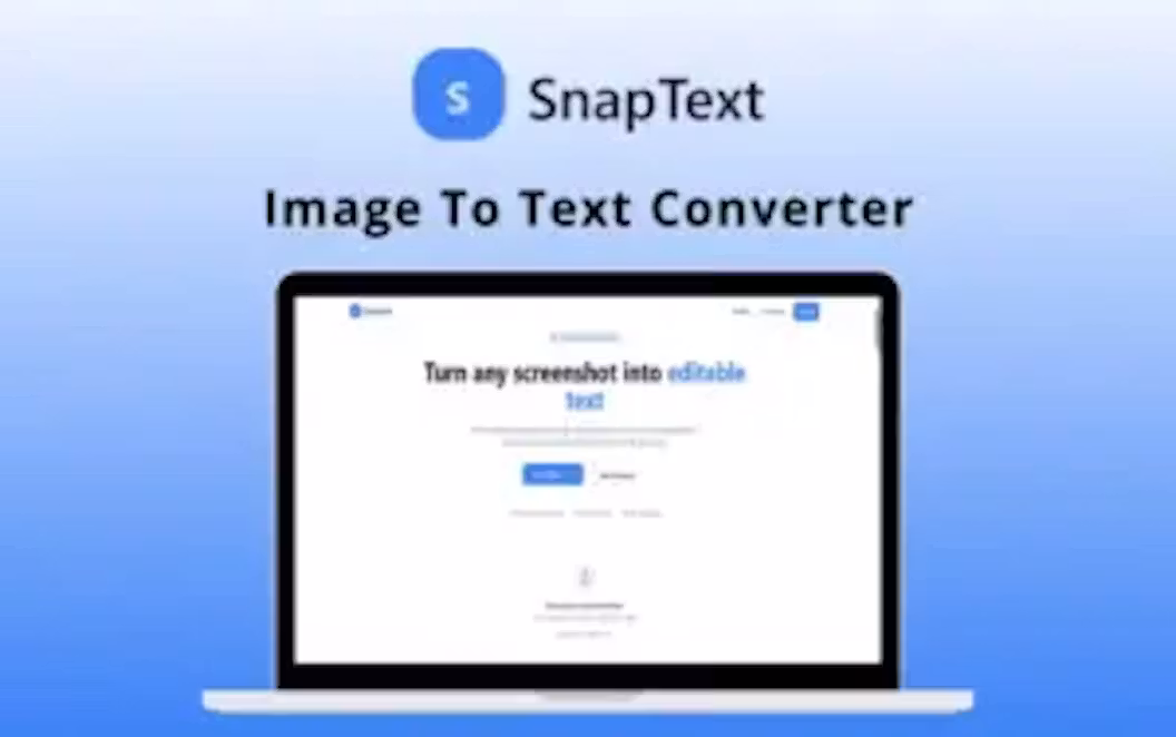 SnapText – Image To Text Converter | Lifetime Access