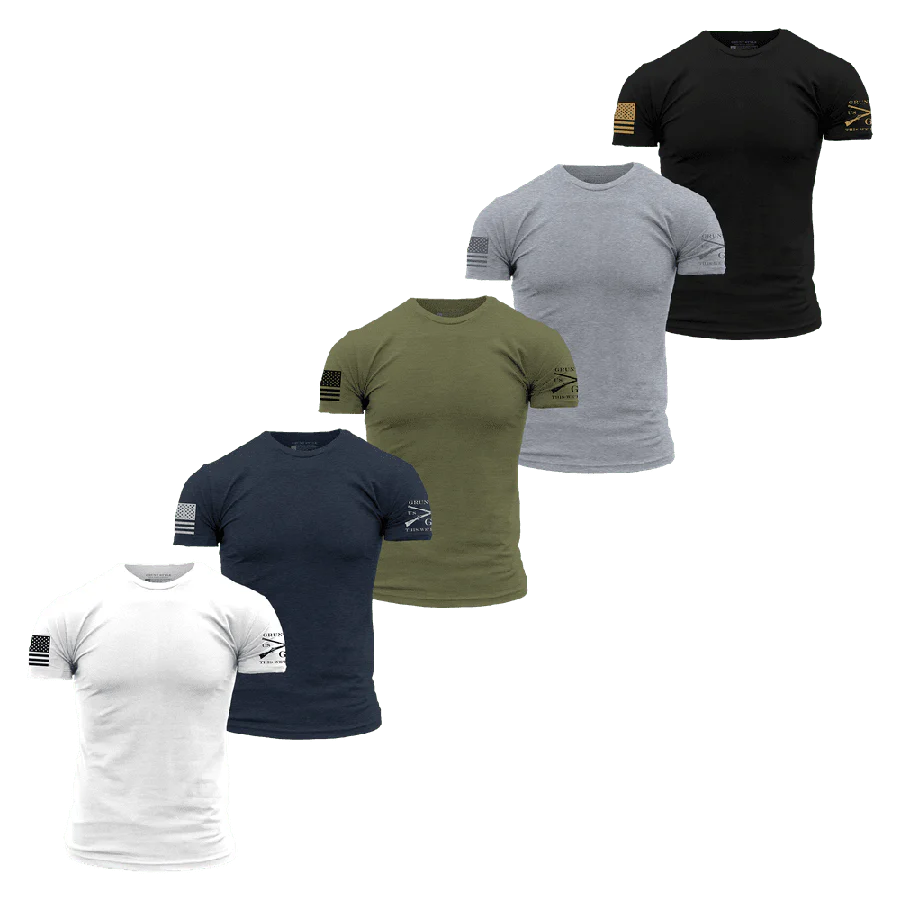 Image of Standard Issue Core 5-Pack Basic T-Shirts