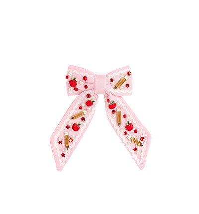 Gemstone Bow Clip