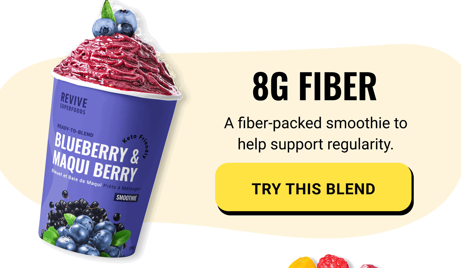 Blueberry & Maqui Berry - 8g of Fiber