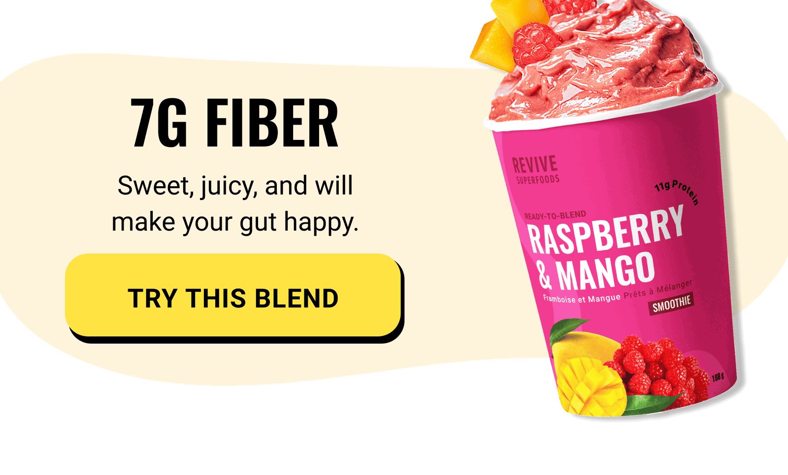 Raspberry & Mango - 7g of Fiber