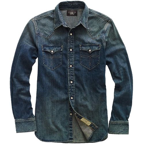 RRL by Ralph Lauren Buffalo Shirt - Denim