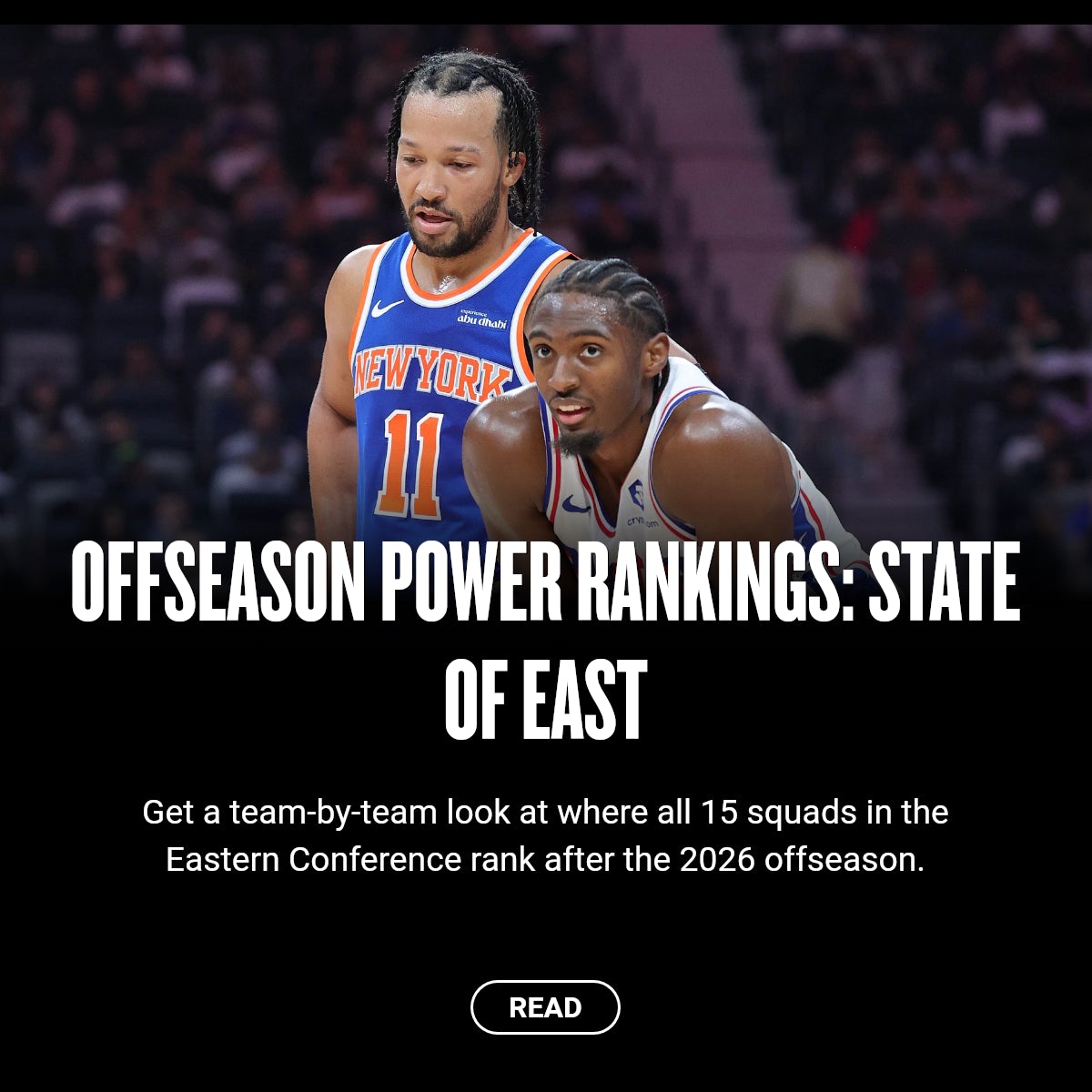 Offseason Power Rankings: State of East