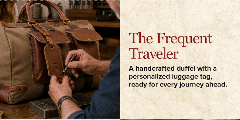 Canvas & Leather Travel Duffle