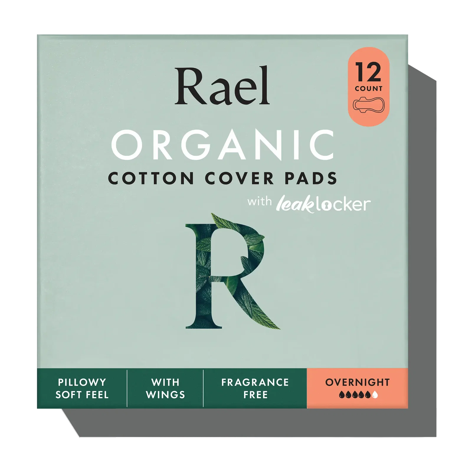 Image of Overnight Organic Cotton Cover Pads With Wings