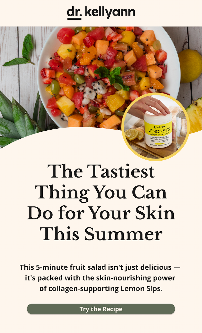 the tastiest thing you can do for your skin this summer try the recipe