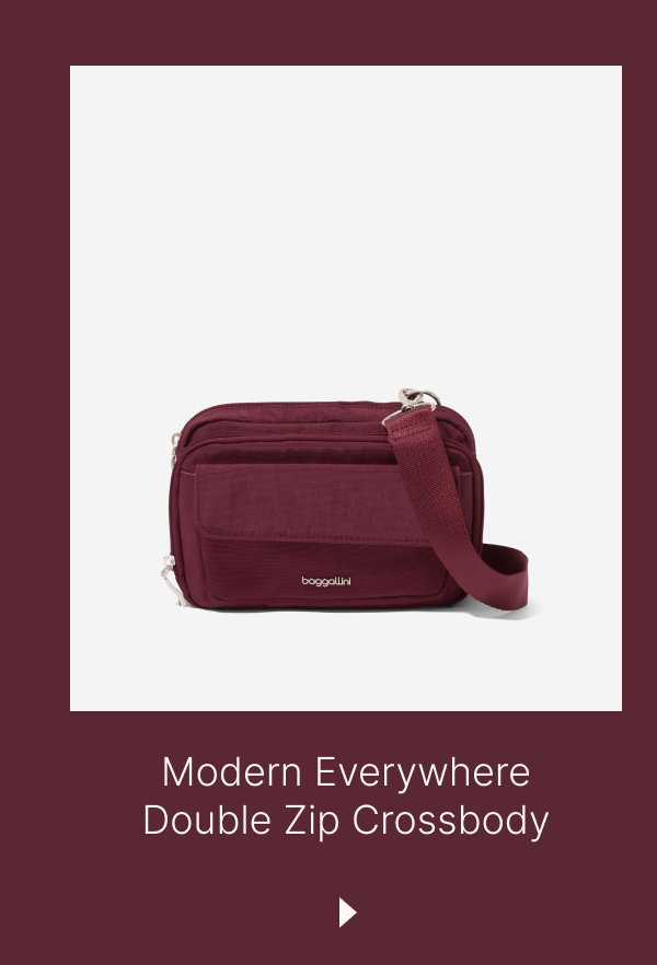 DOUBLE ZIP CROSSBODY