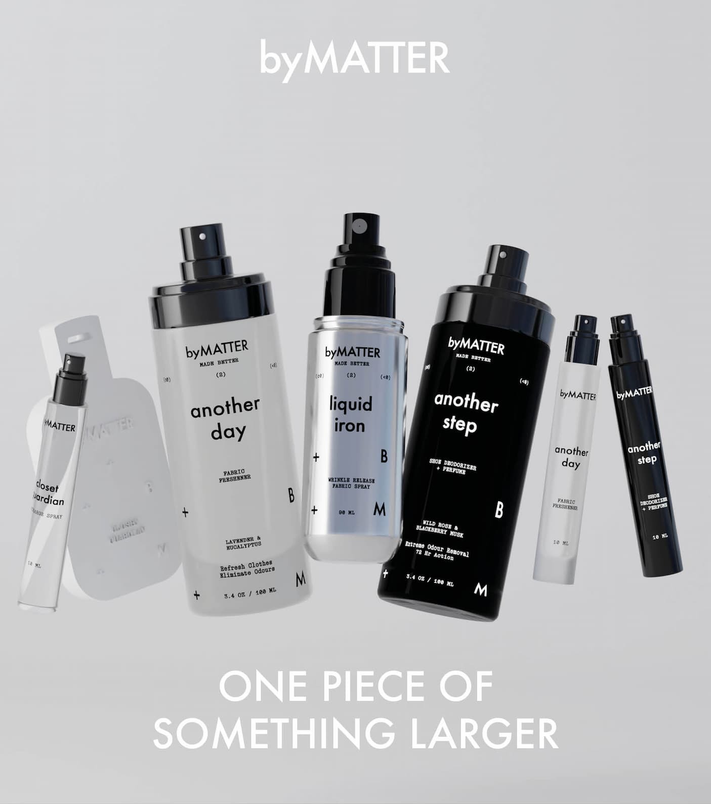 byMATTER Liquid Iron — a new wrinkle-release fabric spray