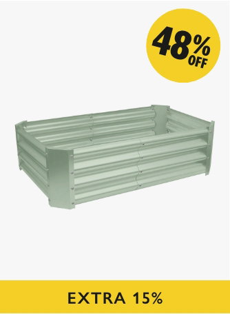 120cm x 60cm Rectangle Steel Raised Garden Bed