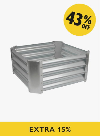 60cm x 60cm Square Steel Raised Garden Bed