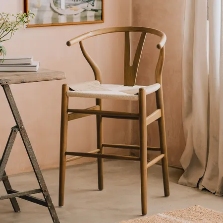 Emperor Natural Rattan Kitchen Stool