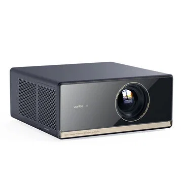[Netfilx & Google TV Certified]Wanbo X5 Pro 1080P LCD Projector 1100 ANSI Lumens Google TV Integration Auto Focus Keystone Correction 4K Supported Dual Band WiFi 2+16G Built-in Dual 5W HiFi Speakers Home Theater Cinema
