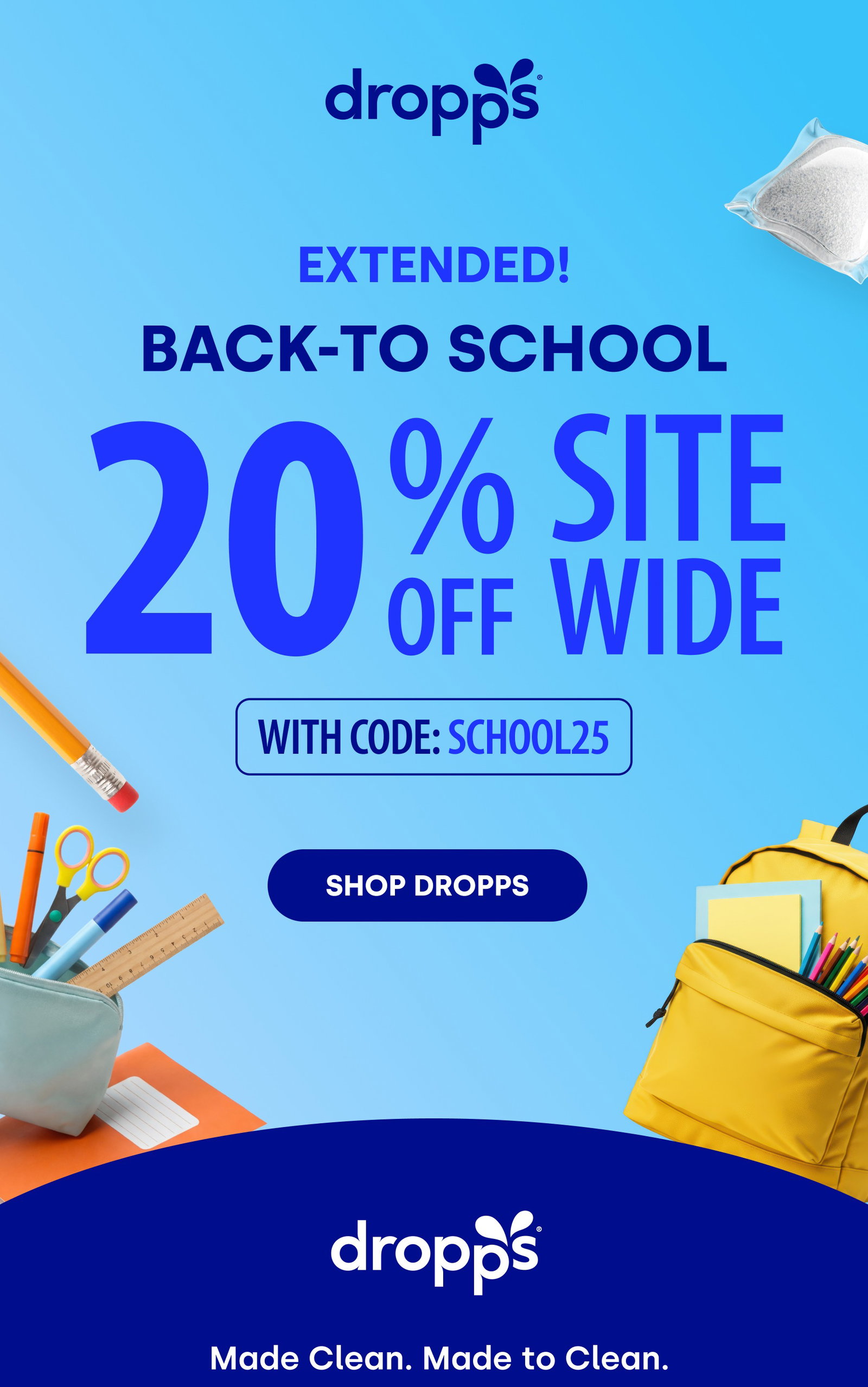 Final Hours Back-to-school sale | 20% OFF SITEWIDE | SHOP NOW
