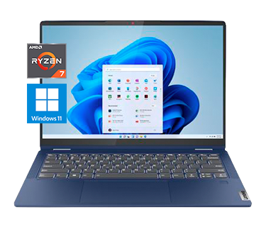 Convertible 2 en 1 Lenovo IdeaPad Flex 5 14ABR8, AMD Ryzen 7-5825U, 16GB RAM, 512GB SSD, AMD Radeon, Windows 11 Home, 14