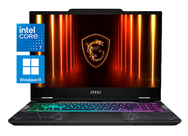 Ordenador portátil Gaming Msi Cyborg 15 B2RWFKG-424ES, Intel Core 7-240H, 32GB RAM, 1TB SSD, NVIDIA GeForce RTX 5060, Windows 11 Home, 15.6