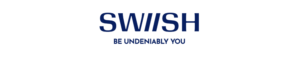  SWIISH logo with tagline Be Undeniably You