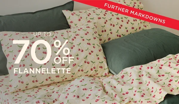 Up To 70% Off Flannelette