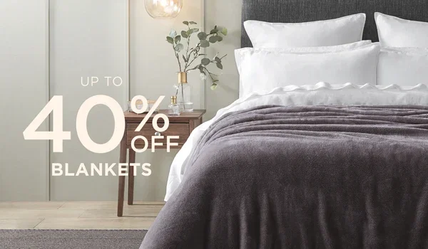 Up To 40% Off Blankets