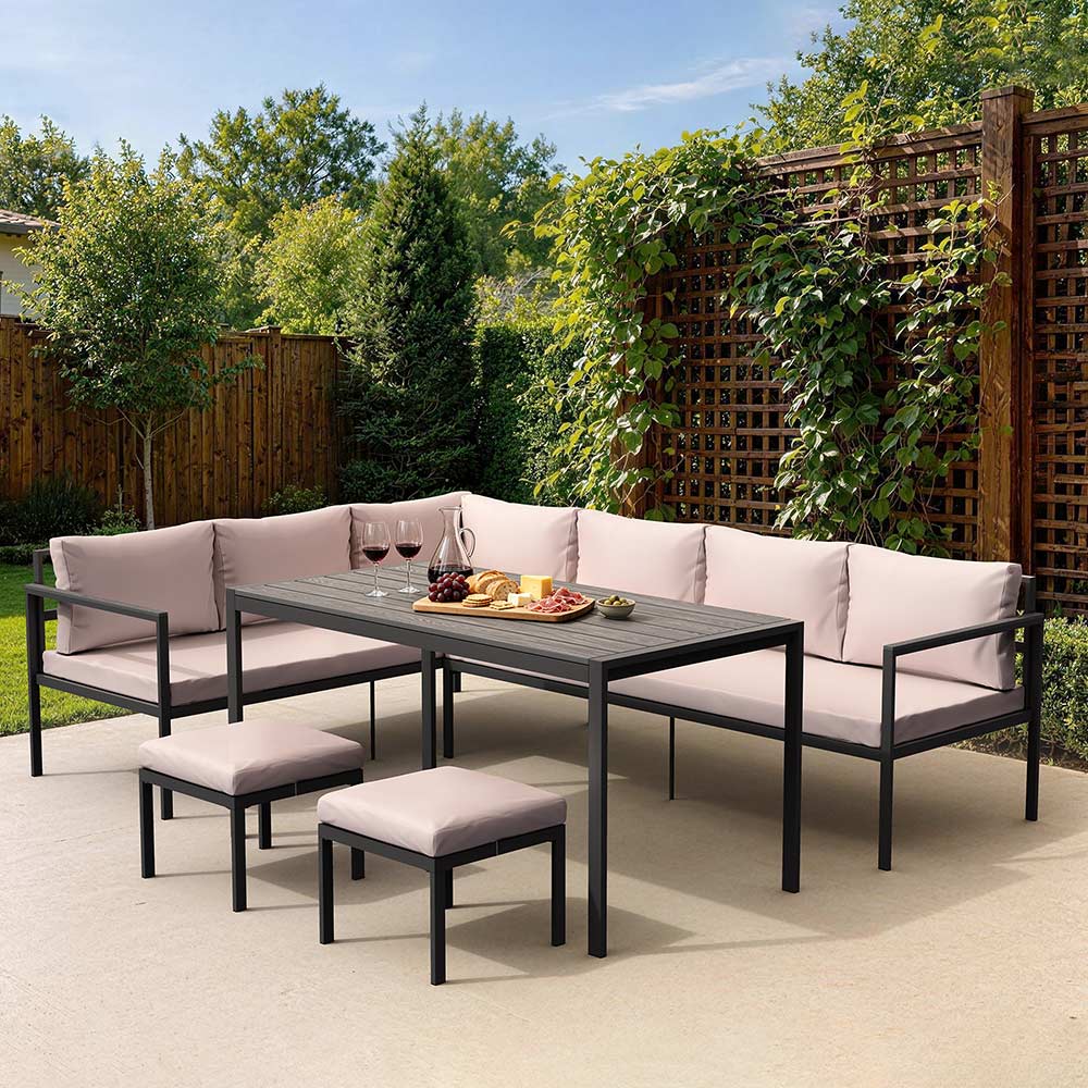 Image of Aruba Garden Corner Sofa with Table