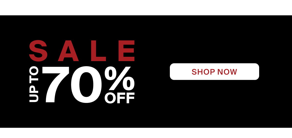 Up To 70% Off Sale