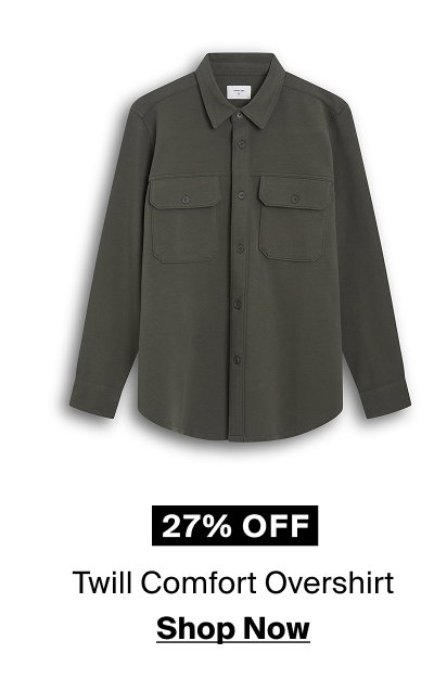 Army Twill Comfort Overshirt