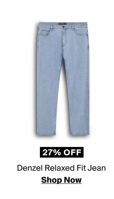 Light Wash Denzel Relaxed Fit Jean