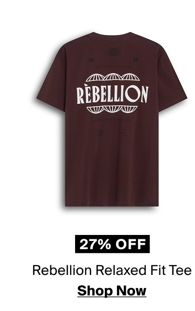 Ox Blood Rebellion Relaxed Fit Tee