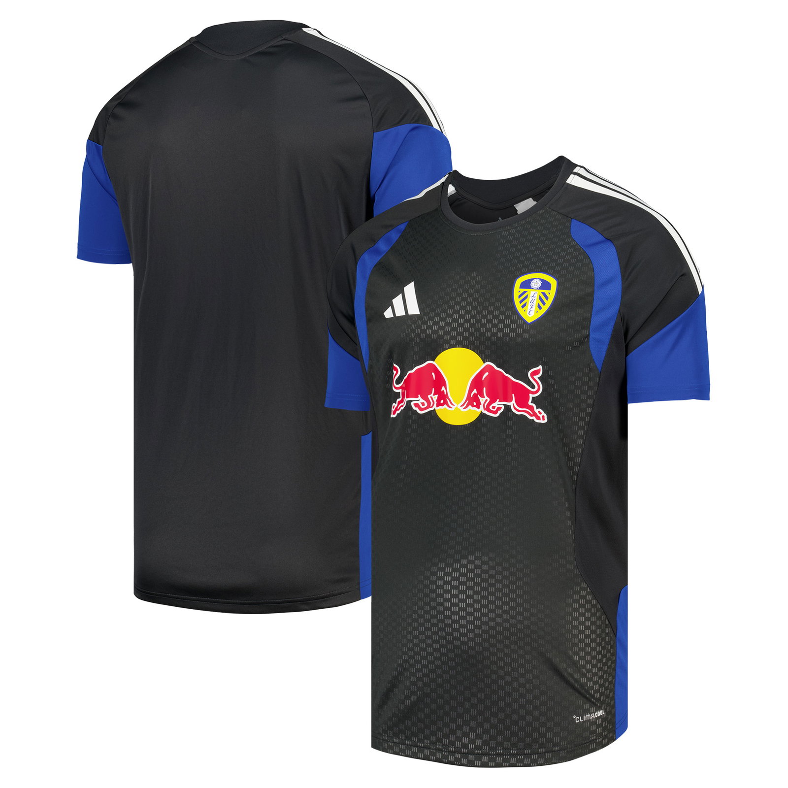 Leeds United adidas Training Jersey - Dark Grey