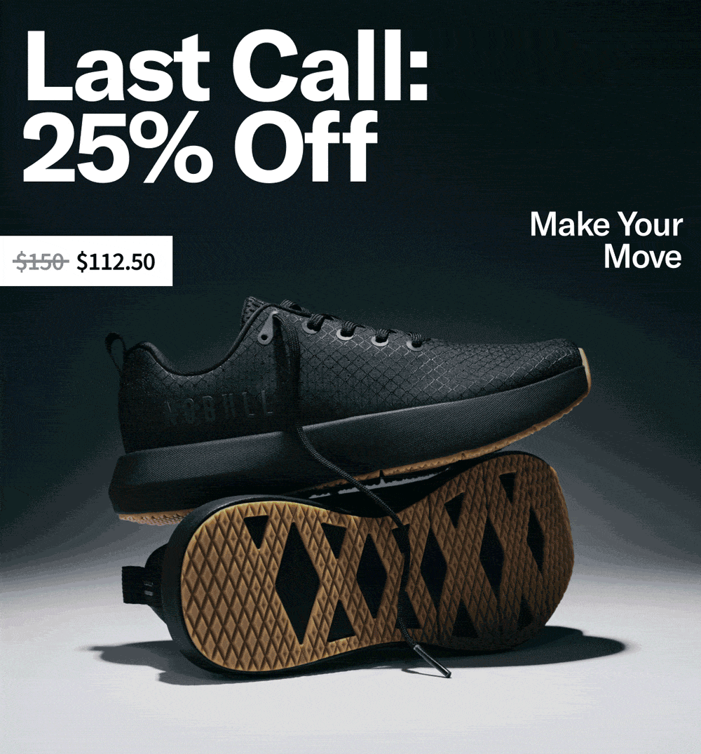 Last Chance 25% Off