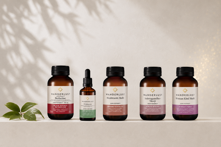 Wanderlust health supplement range