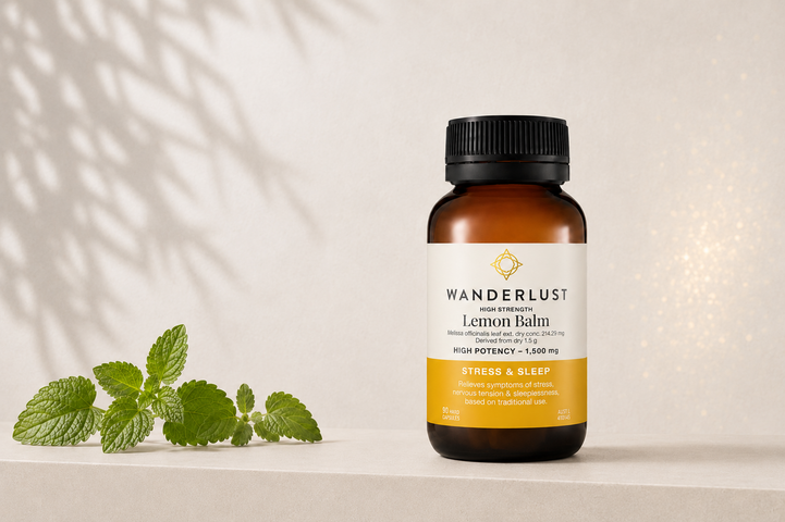 Wanderlust High Strength Lemon Balm launch gift