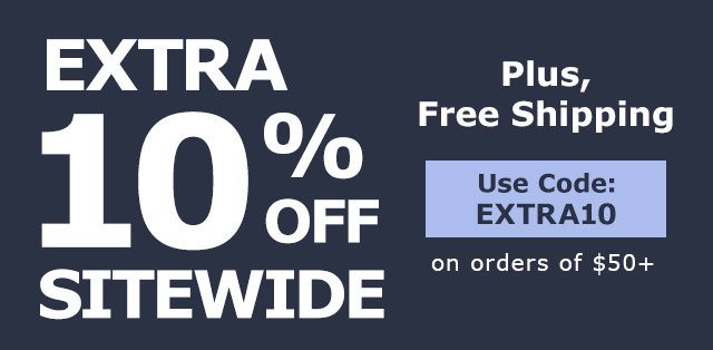 Extra 10% Off Sitewide | plus, Free Shipping on Orders of $50