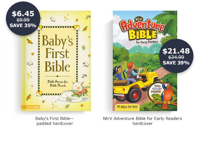 Baby's First Bible | NIrV Adventure Bible for Early Readers