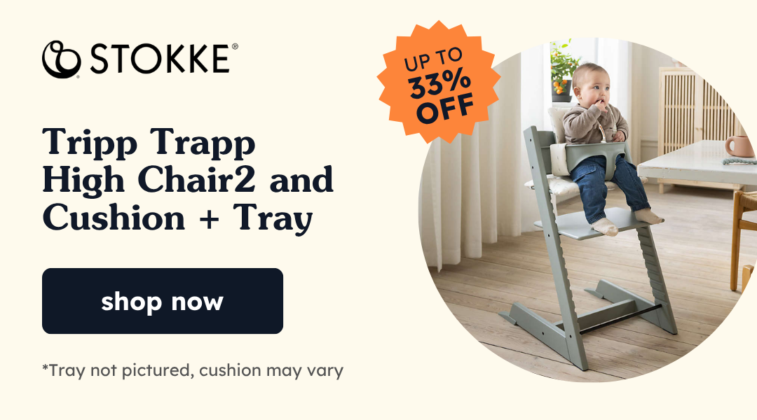 Stokke Tripp Trapp High Chair2 and Cushion + Tray Up to 33% OFF