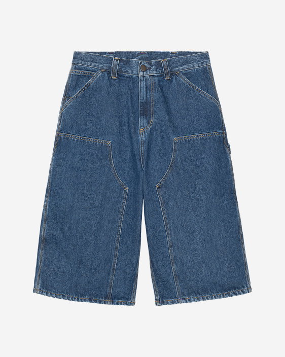 Carhartt WIP OG Double Knee Long Short | Blue (Stone Washed)