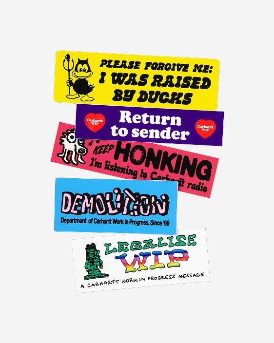 Carhartt WIP Bumper Sticker Pack | Multicolor